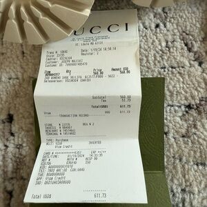 Gucci off white perforated G loafers